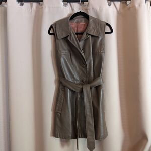 Vintage Real Leather Dress